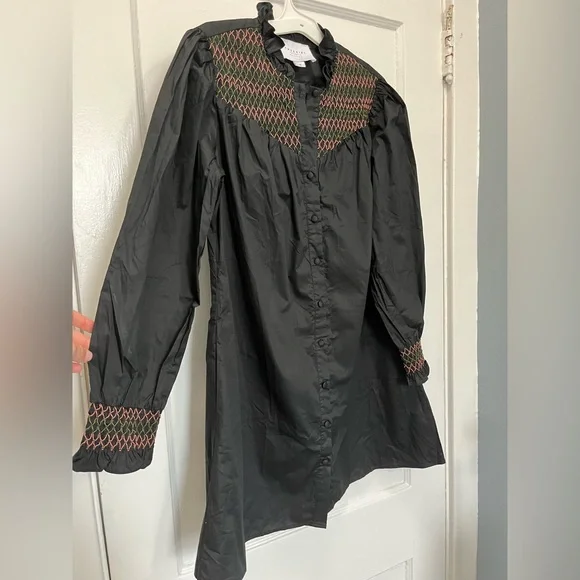 Tuckernuck Black Embroidered Dress - Picture 4 of 5